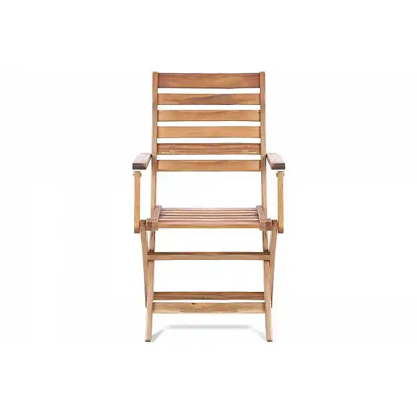 Дерев'яні садові меблі Akacja Oval Cross 150+50см 6+1