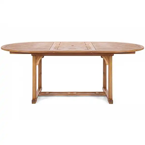 Дерев'яні садові меблі Akacja Oval Cross 150+50см 6+1