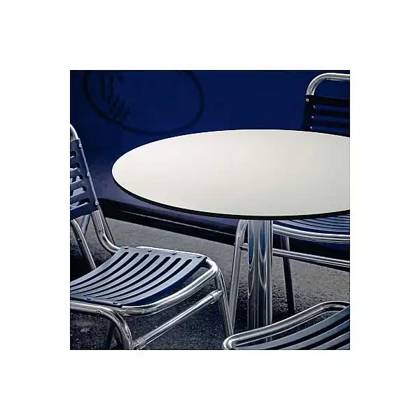 Кругла стільниця Werzalit Ponderosa Weiss, Ø 80 см