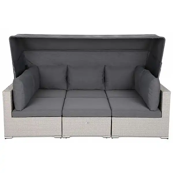 Садові меблі з техноратангу Vigo White / Grey