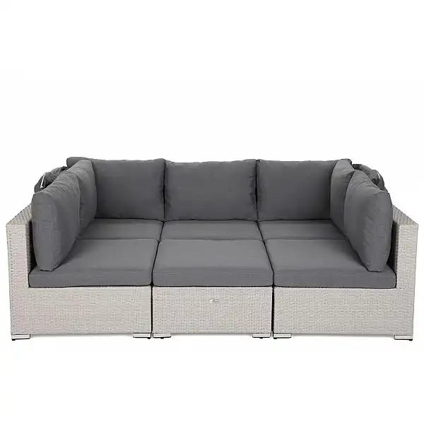 Садові меблі з техноратангу Vigo White / Grey