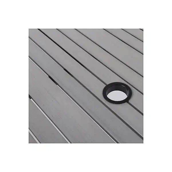 Алюмінієві садові меблі Lorenzo Black / Grey 6+1