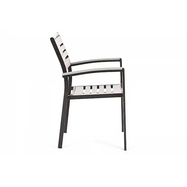 Алюмінієві садові меблі Lorenzo Black / Grey 6+1