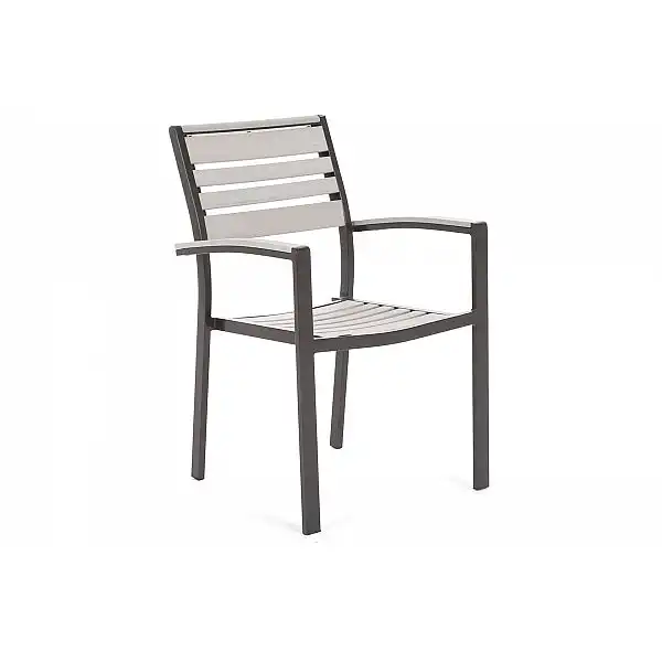 Алюмінієві садові меблі Lorenzo Black / Grey 6+1