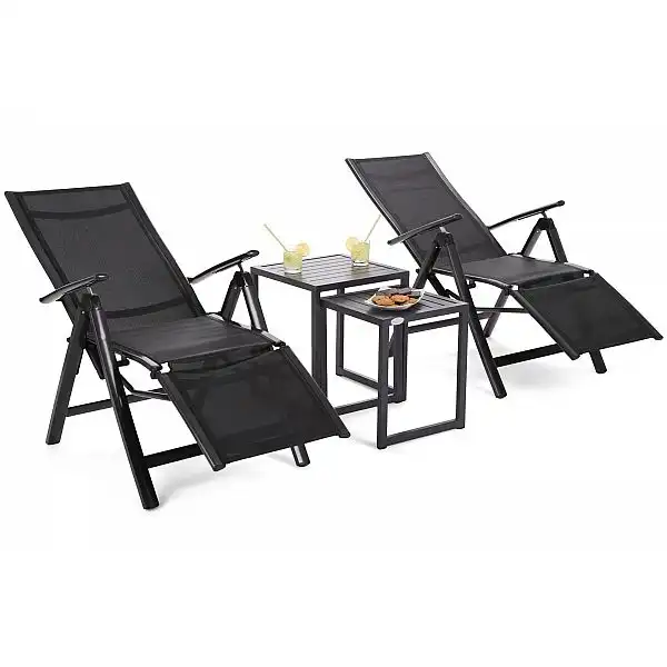 Садовий набір Cuba Black Ibiza Relax Black / Black