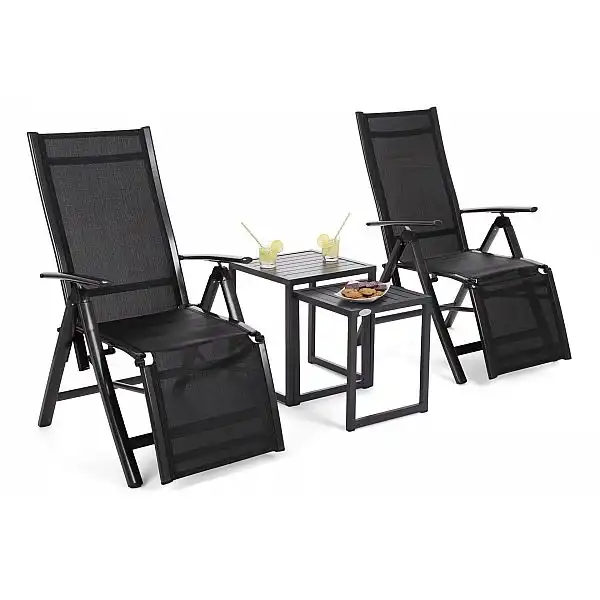 Садовий набір Cuba Black Ibiza Relax Black / Black