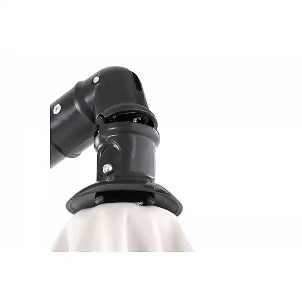 Садова парасолька Malabo 300 см сірого/екру кольору з основою