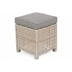 Садовий пуф з техноратангу California Beige / Beige Melange