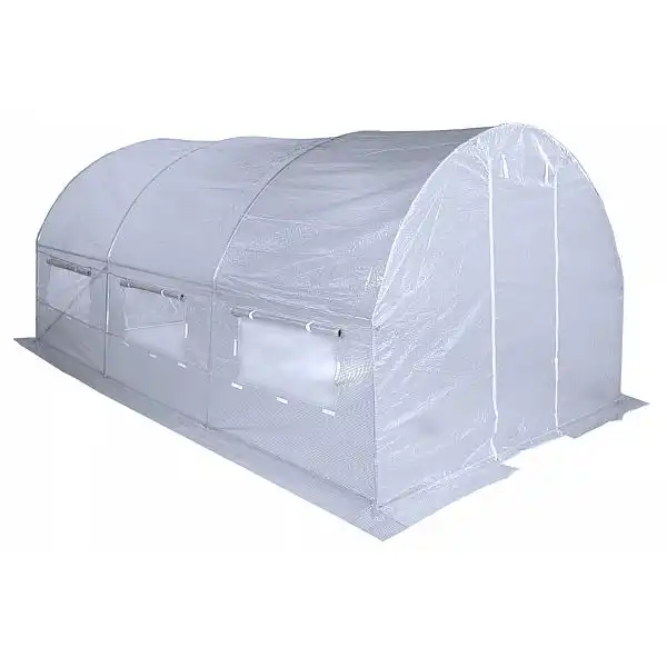 Фольга для каркаса садового тоннеля 250 x 400 см белого цвета.
