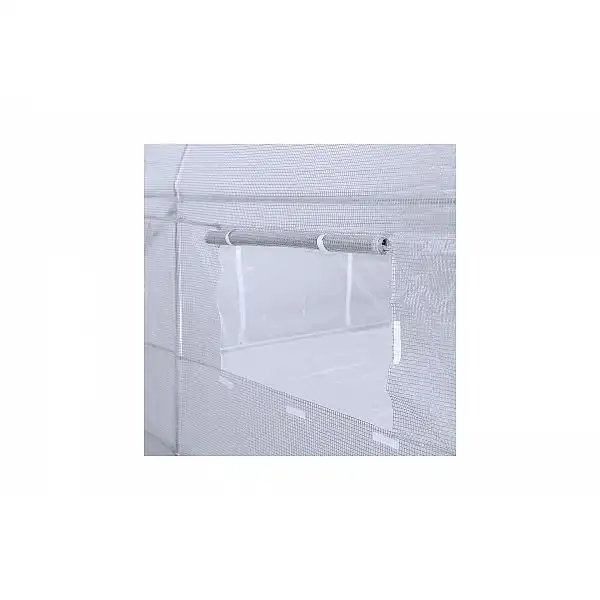 Фольга для каркаса садового тоннеля 250 x 400 см белого цвета.