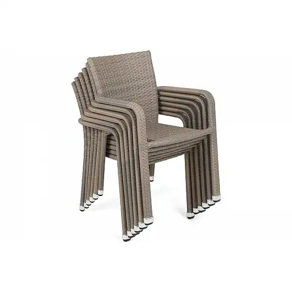 Садові меблі з техноратанга Sumba Square Beige Melange 4+1