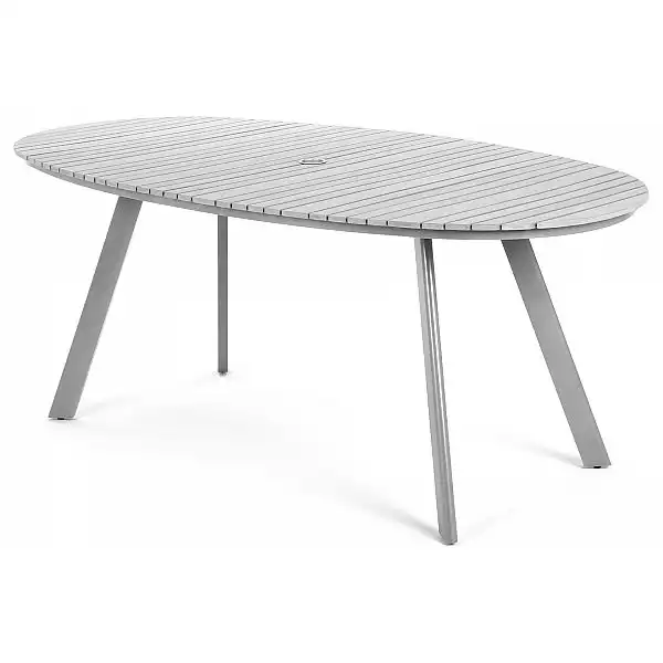 Алюмінієві садові меблі Lorenzo Silver / Grey 6+1