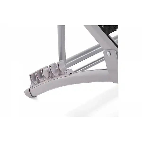 Садовий шезлонг Summer Silver/Black зі столиком Ventura