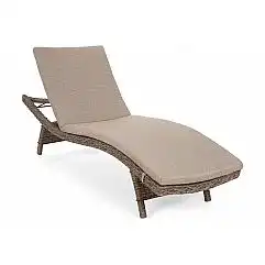 Садовий шезлонг з техноратангу Marbella Ginger / Brown Melange