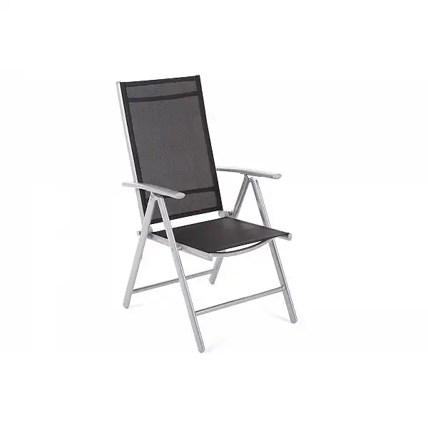 Алюмінієві садові меблі Orlando Basic Silver / Black 10+1