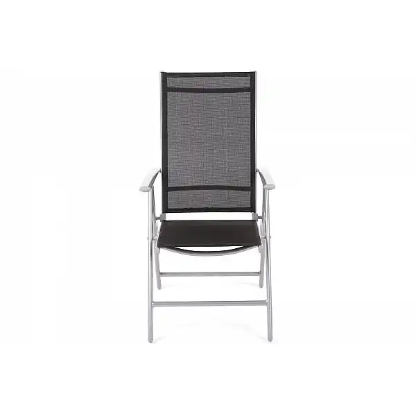 Алюмінієві садові меблі Orlando Basic Silver / Black 10+1