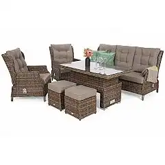 Садові меблі з техноратангу Trivento Plus Ginger / Brown Melange