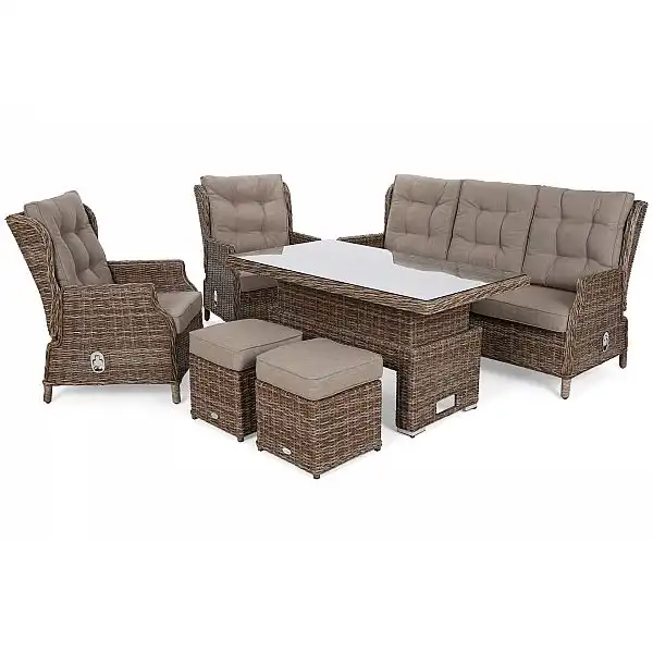 Садові меблі з техноратангу Trivento Plus Ginger / Brown Melange