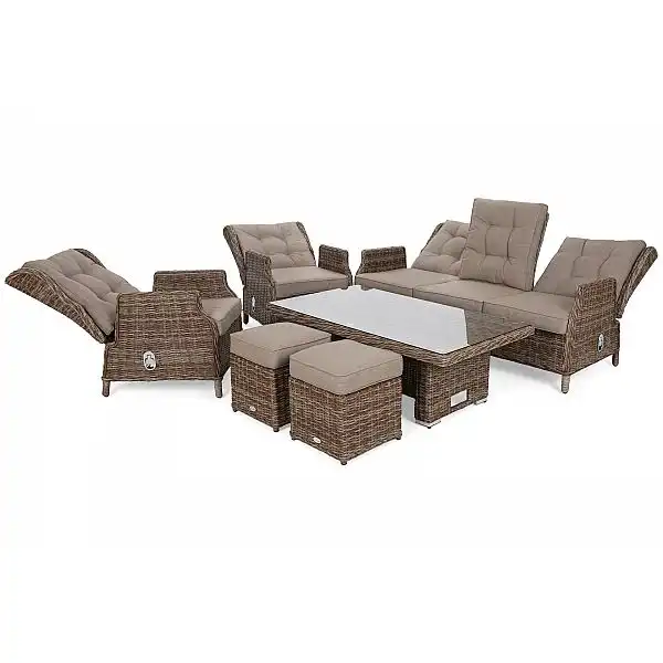 Садові меблі з техноратангу Trivento Plus Ginger / Brown Melange