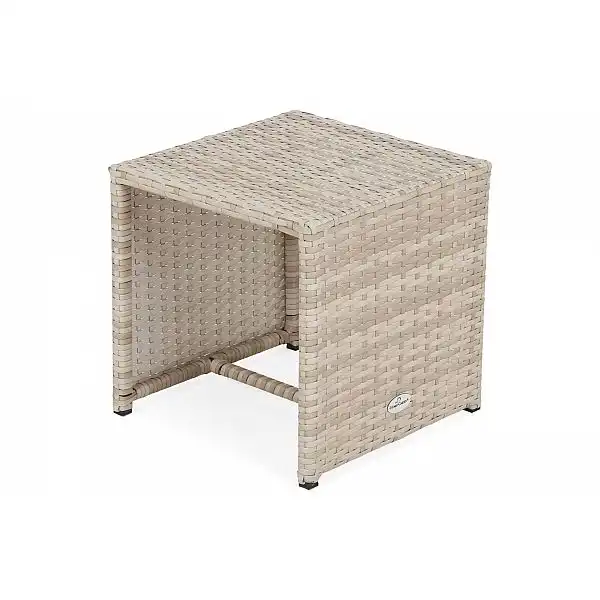 Набір садових шезлонгів Bora Bora Beige / Beige Melange з техноротанга зі столиком