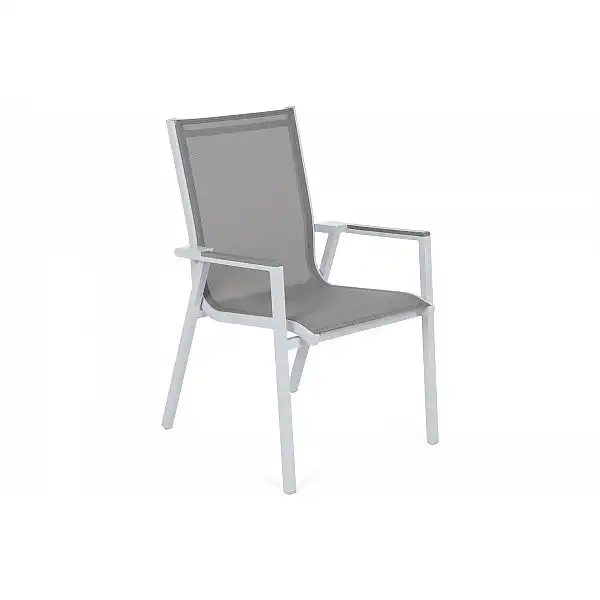 Алюмінієві садові меблі Venosa Atella Light Grey / Medium Grey 10+1