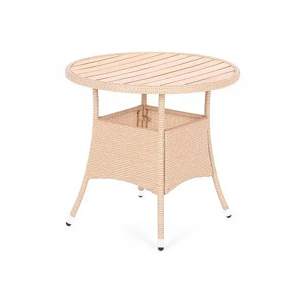 Меблі з техноротангу Mori Round Elegant Beige 4+1