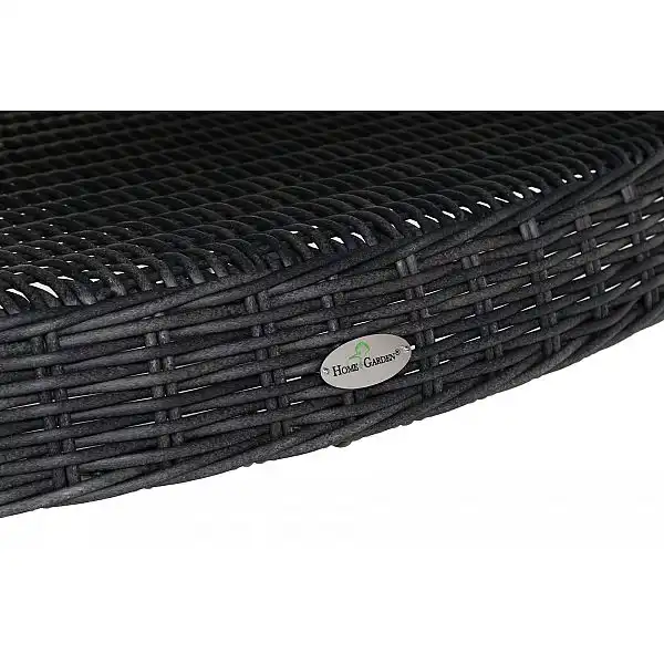 Садовая мебель из техноротанга Bristol Round Elegant 180 cm Grey / Grey Melange 8+1