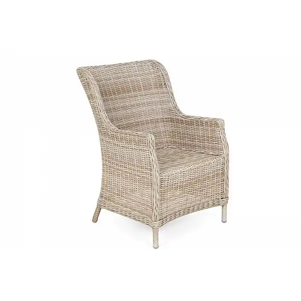 Садові меблі з техноротангу Bristol Round Elegant 150 см Beige / Beige Melange 6+1