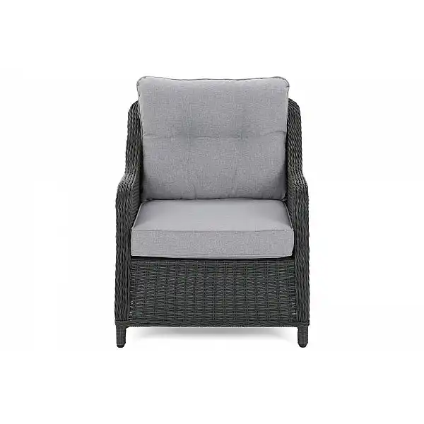 Кутові садові меблі з техноротангу Windsor Grey / Light Grey