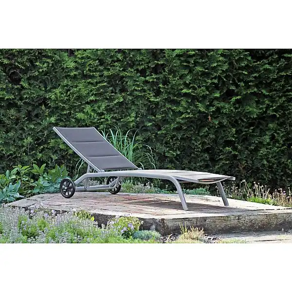 Набір алюмінієвих садових шезлонгів Ibiza Grey / Taupe
