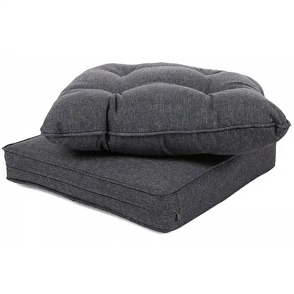 Лівий кутовий диван з техноротангу Alicante Light Grey / Grey Melange