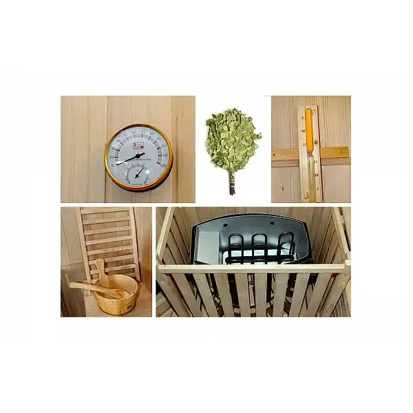 Фінська сауна з нагрівачем E3