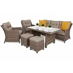 Садові меблі з техноратанга California Ginger / Brown Melange