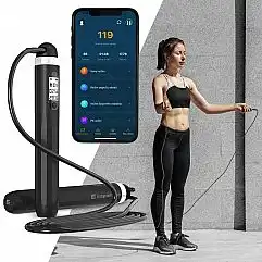 Розумна скакалка inSPORTline Jumpsmart Колір чорний