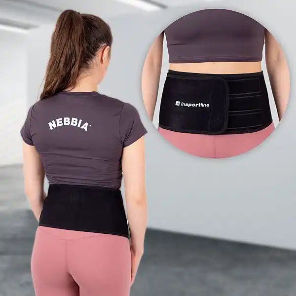Неопреновий ремінь inSPORTline Waistup Колір чорний, розмір XL