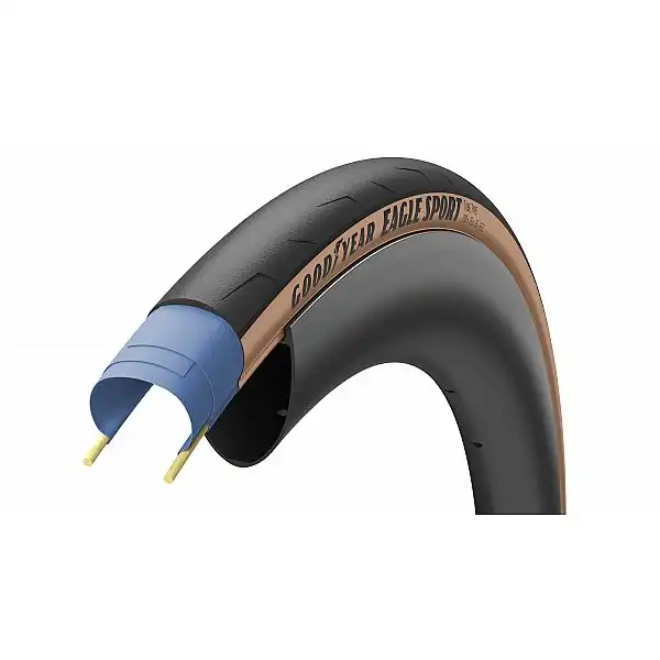 Покришка 700x32 (32-622) GoodYear Eagle Sport Tube Type Folding Tan, 60tpi