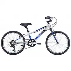 Велосипед 20" Apollo NEO 6s boys Brushed Alloy / Black / Blue Fade