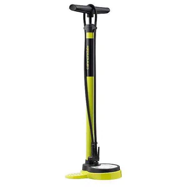 Насос для підлоги Cannondale ESSENTIAL, з манометром 140psi, presta+schrader, чорно-жовтий