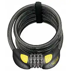 Замок Onguard DOBERMAN GLO кодовий на 4 цифри з LED-підсвічуванням, спіральний т..