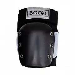 Захист для колін Boom Solid Black/Silver M
