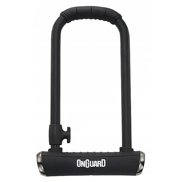 Замок U-подібний Onguard Brute LS, розмір скоби 115 x 260мм, товщина 16.8мм. 4 ключі + 1 з підсвічуванням, чорний