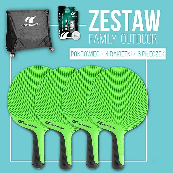 Набір аксесуарів для настільного тенісу CORNILLEAU FAMILY PACK OUTDOOR