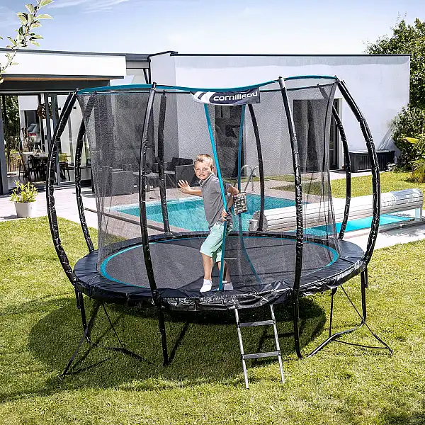 Батут Cornilleau Spring з внутрішньою сіткою 305 см чорний