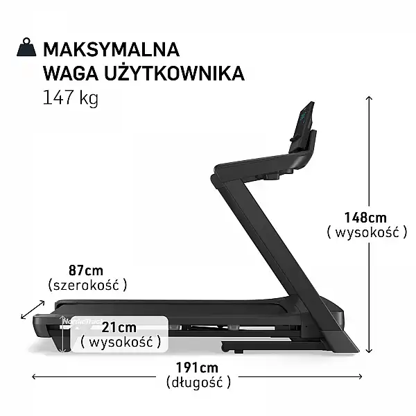 Беговая дорожка электрическая NordicTrack T8
