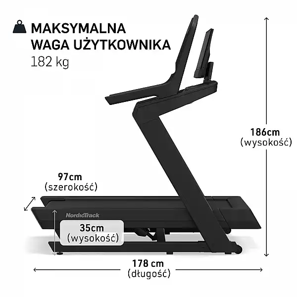 Беговая дорожка электрическая NordicTrack X16