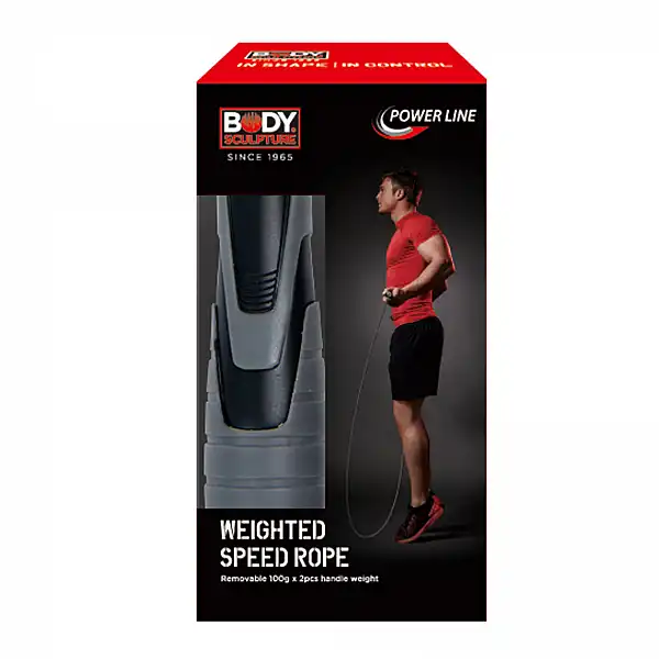 Скакалка для корекції фігури з обважнювачами 2 X 100Г Body Sculpture BK 256