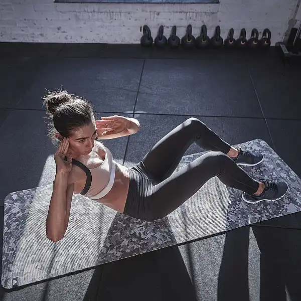 Тренувальний килимок 4 мм сірий Adidas -МОРЕ ADMT-13231GR