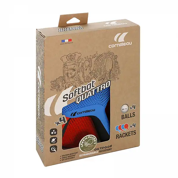 Набір ракеток для настільного тенісу Cornilleau Softbat Pack Quattro