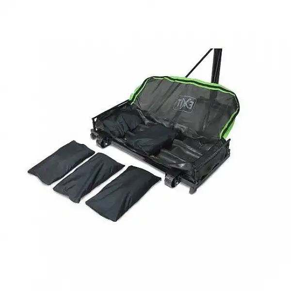 Пересувний баскетбольний щит Polestar EXIT green/black на коліщатках