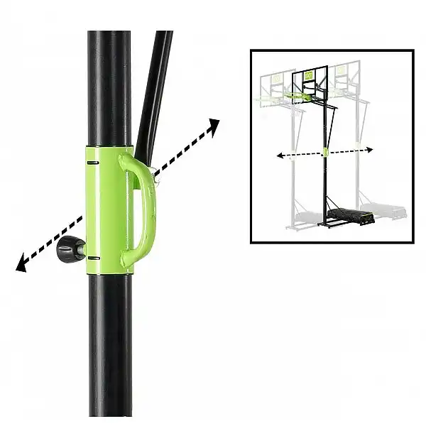 Баскетбольна стойка Polestar EXIT + кільце з амортизацією на коліщатках